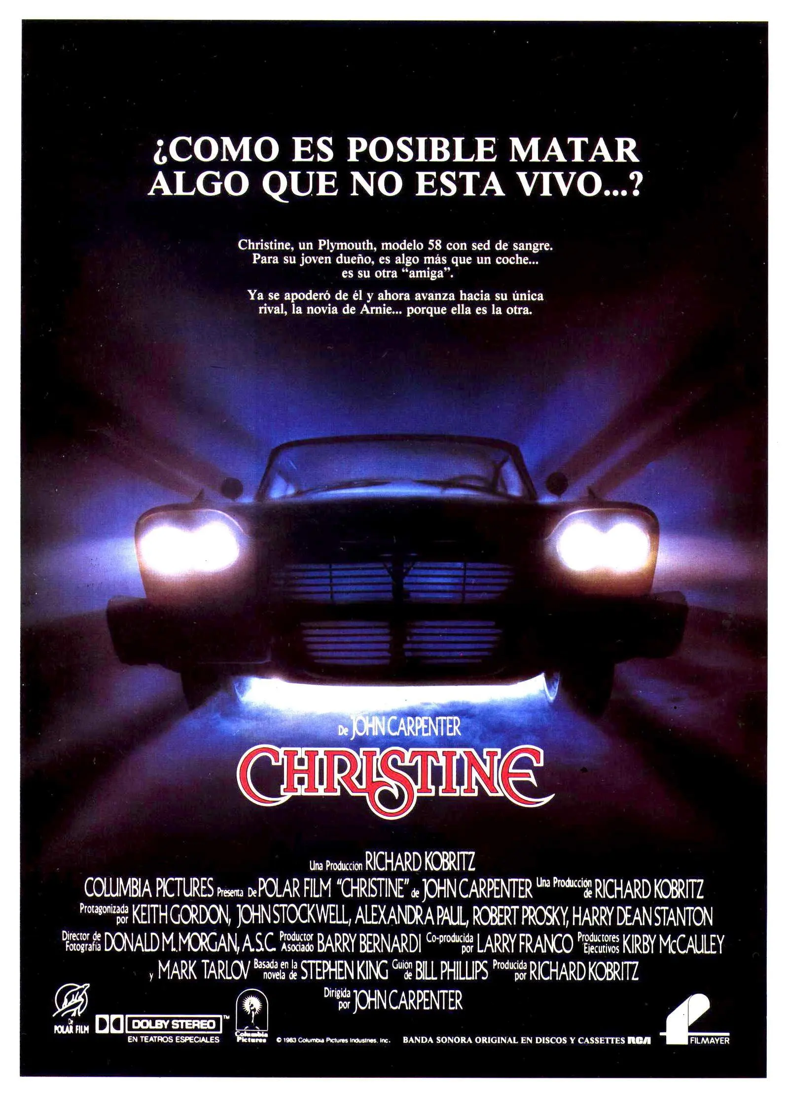 Movie Christine (1983) SILK POSTER Wall Art Home Decorative painting
