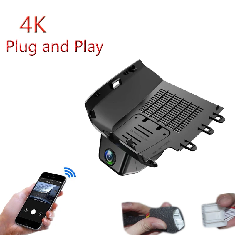 4K Plug And Play For Chery Jetour X70L 2025 Shanhai L7 Plus Low Version Car Video Recorder Wifi DVR Dash Camera Dashcam