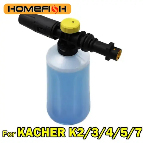750ML Snow Foam Lance For Karcher K2 K3 K4 K5 K7 Car Pressure Washers Soap Foam Generator With Adjustable Sprayer Nozzle