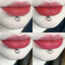 1PC 316L Surgical Steel Labret with Slave Ring Ball Lip Stud Ear Cartilage Tragus Helix Earring Daith Lobe Body Piercing Jewelry