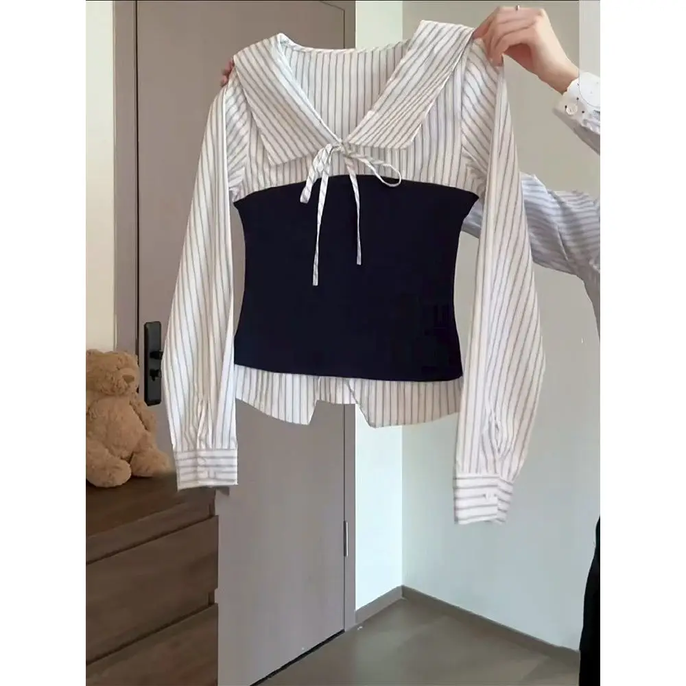 Korean Style Fringe Cape Poncho Knit Sweater Women's Slim Fit Chic Youthful Fashion Pullover Top