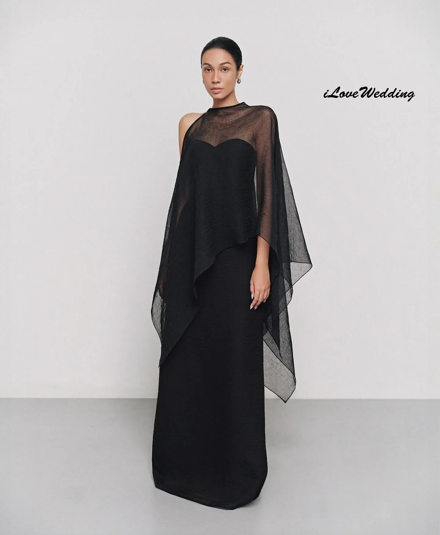 

Elegant Black Women Evening Dresses 2025 Wedding Party Dress For Woman Floor Length Strapless V-Neck Prom Dress Gala Customized