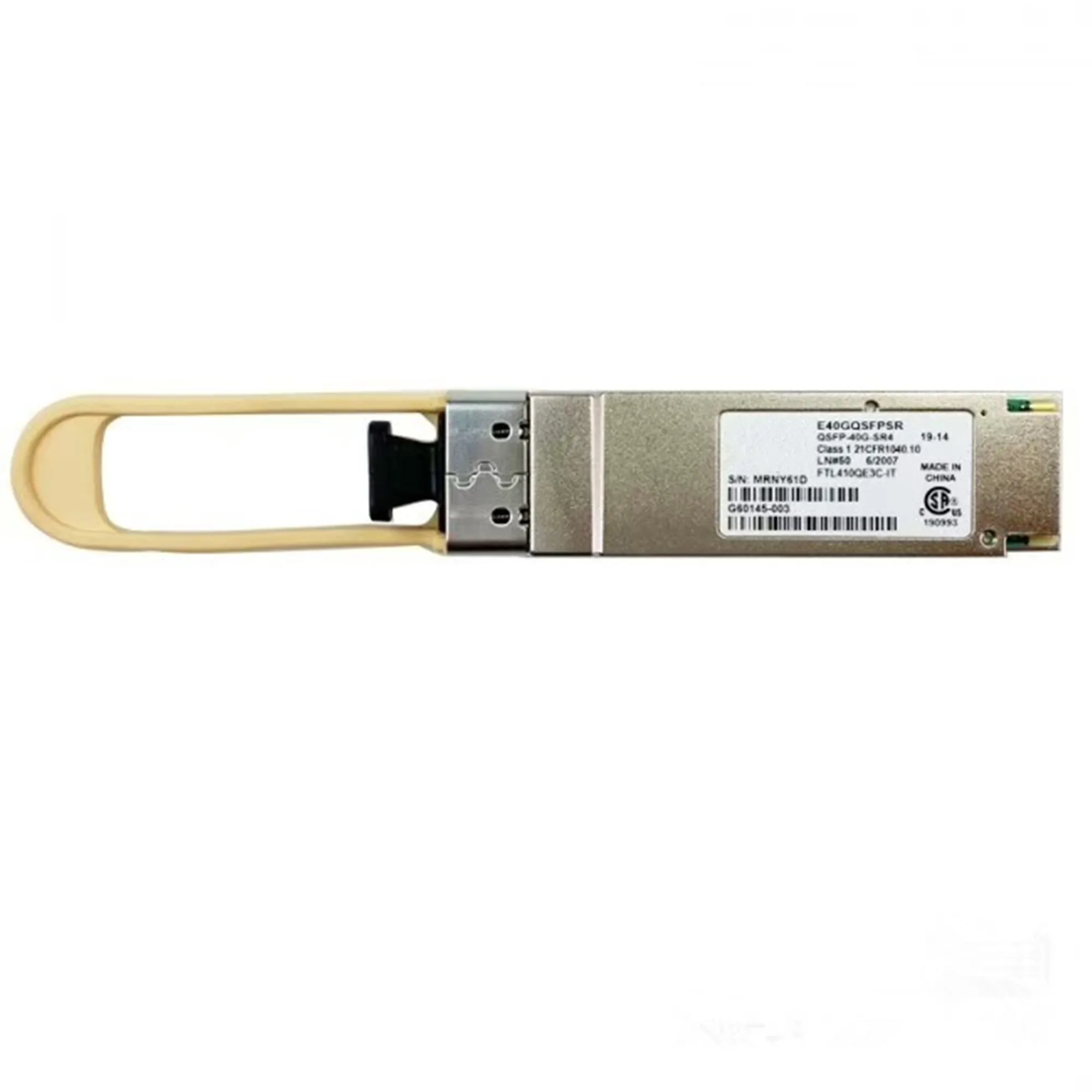 qsfp-40g-850nm-トランシーバー-ftl410qe2c-it-e40gqsfpsr-qsfp-40g-sr4-150m-mtp-mpo-光ファイバー-40gb-qsfp-トランシーバー-qsfp-sr