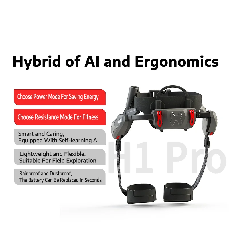 New Technology Walking Assitant robot Exoskeleton Robot 150-185cm Ant-H1 Pro Walking Runing Climbing Exercise AI Robot