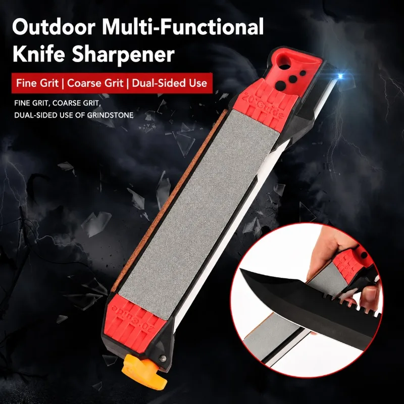 Multi‑purpose Household Knife Sharpener Dual‑scene Whetstone Tool for Kitchen Use Outdoor Fast Blade‑grinding Work Portable