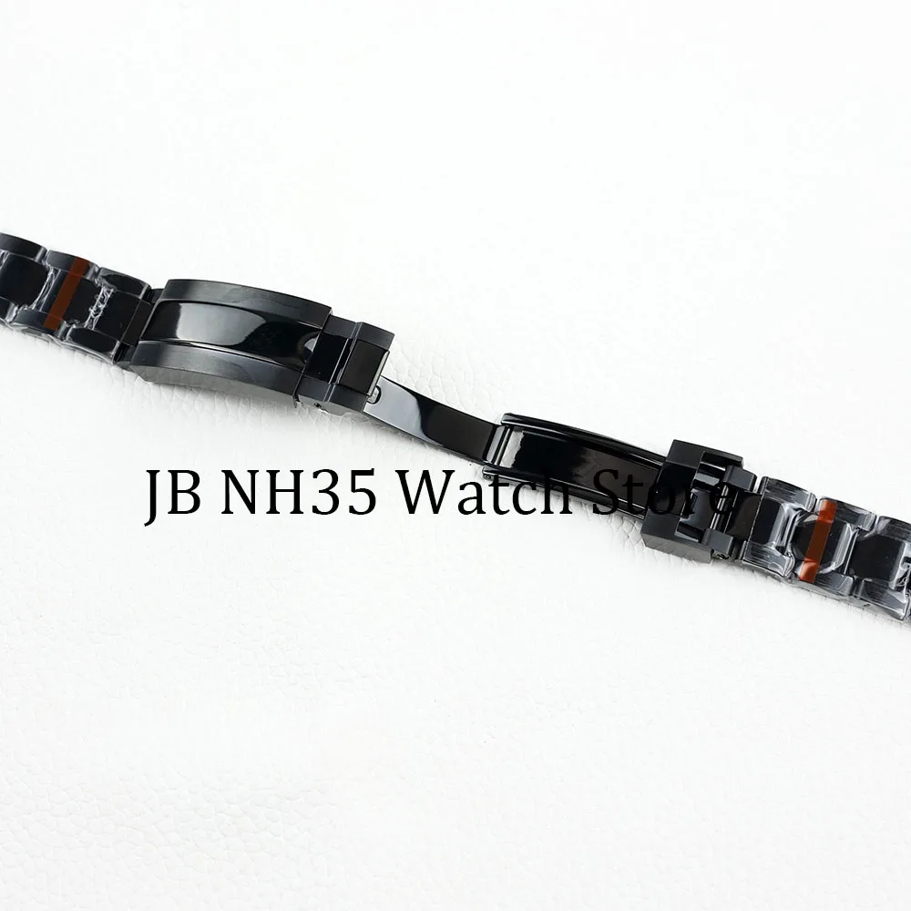 High quality 20mmWatch Band For NH35 Submariner Case Stainless Steel Watch Strap Daytona Oyster Perpetual Submariner Bracelet