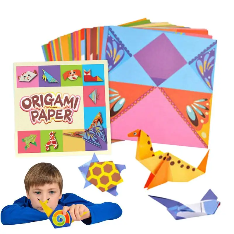 54 แผ่นพับกระดาษ CRAFT Guiding Book DIY Art CRAFT โครงการอุปกรณ์สําหรับผู้เริ่มต้นเด็กเด็กชายหญิง