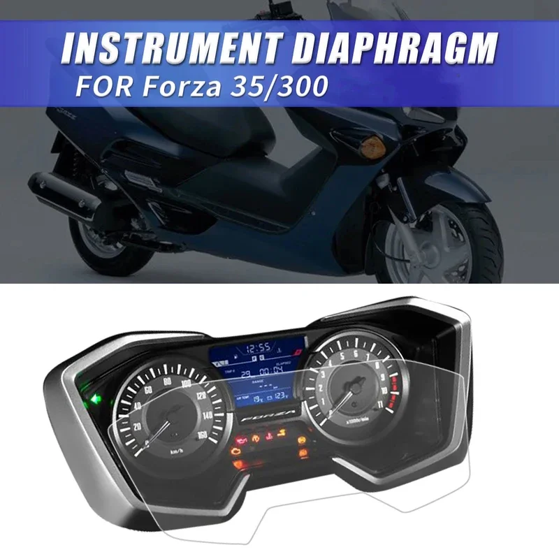 

For HONDA FORZA 300 / 350 FORZA350 FORZA300 All Years Speedometer Dashboard Instrument Film Anti-scrat Cluster Screen Protector