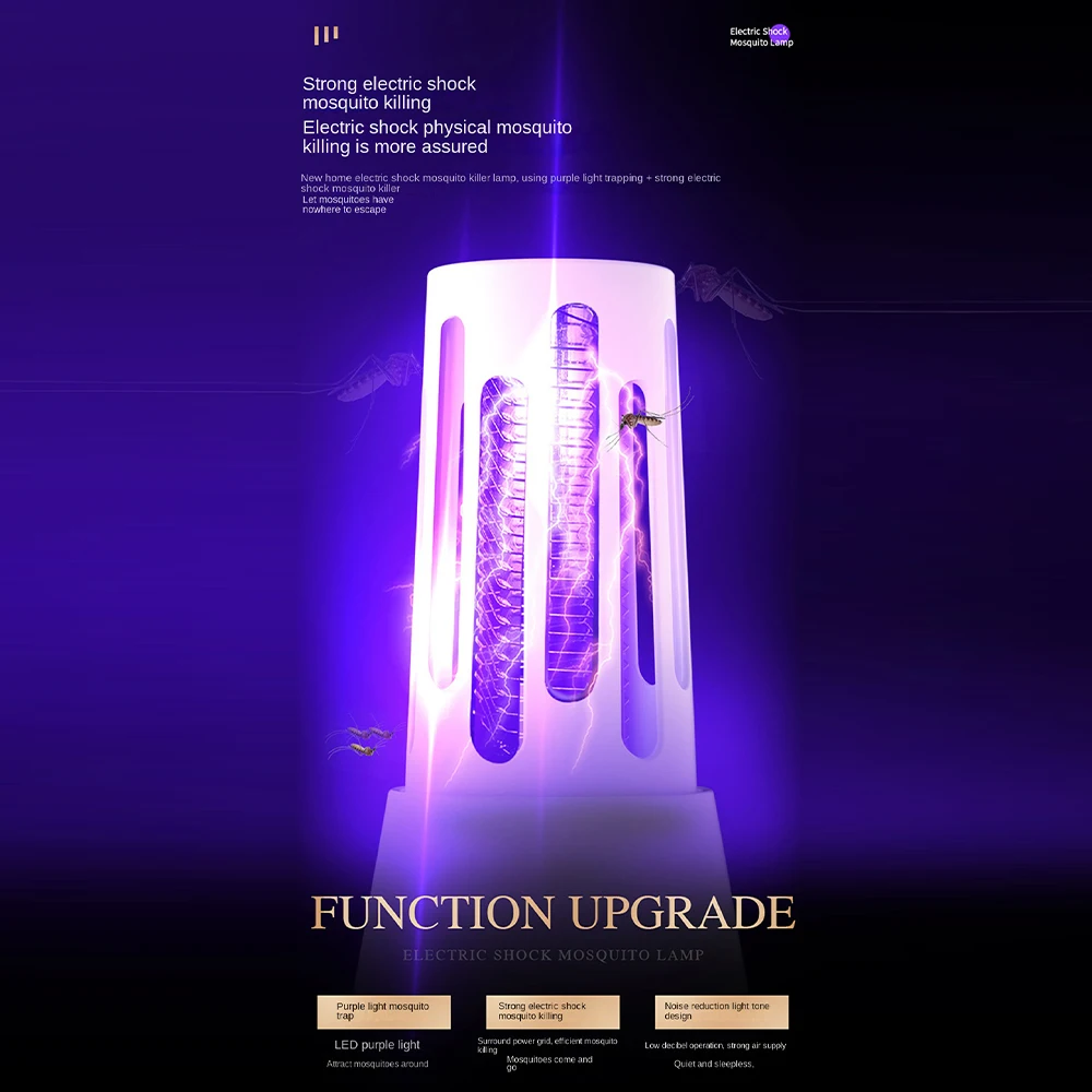 مصابيح قتل البعوض ، شحن USB صيفي ، صاعق علة منزلي ، مادي ، فخ ذبابة خارجي ، فعال