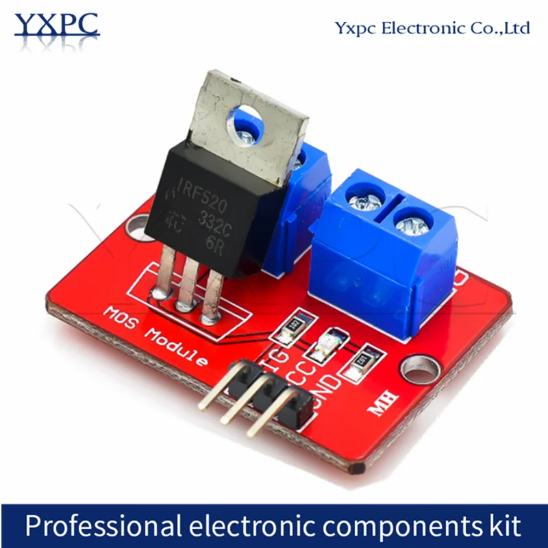 0-24V 3.3V 5V Top Mosfet Button IRF520 PWM regulating MOS Driver Module For Arduino MCU ARM Raspberry pi