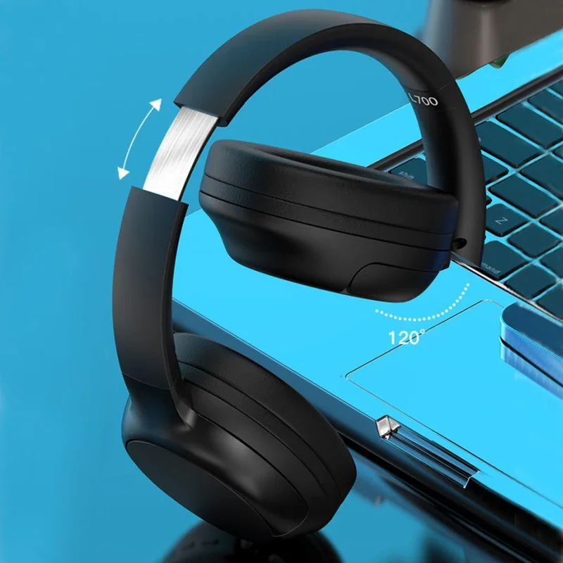 HIFI Stereo Wireless Headphones Bluetooth Headsets With Mic Foldable Gaming Earphones TF Card Noise Cancel Reduction Headset