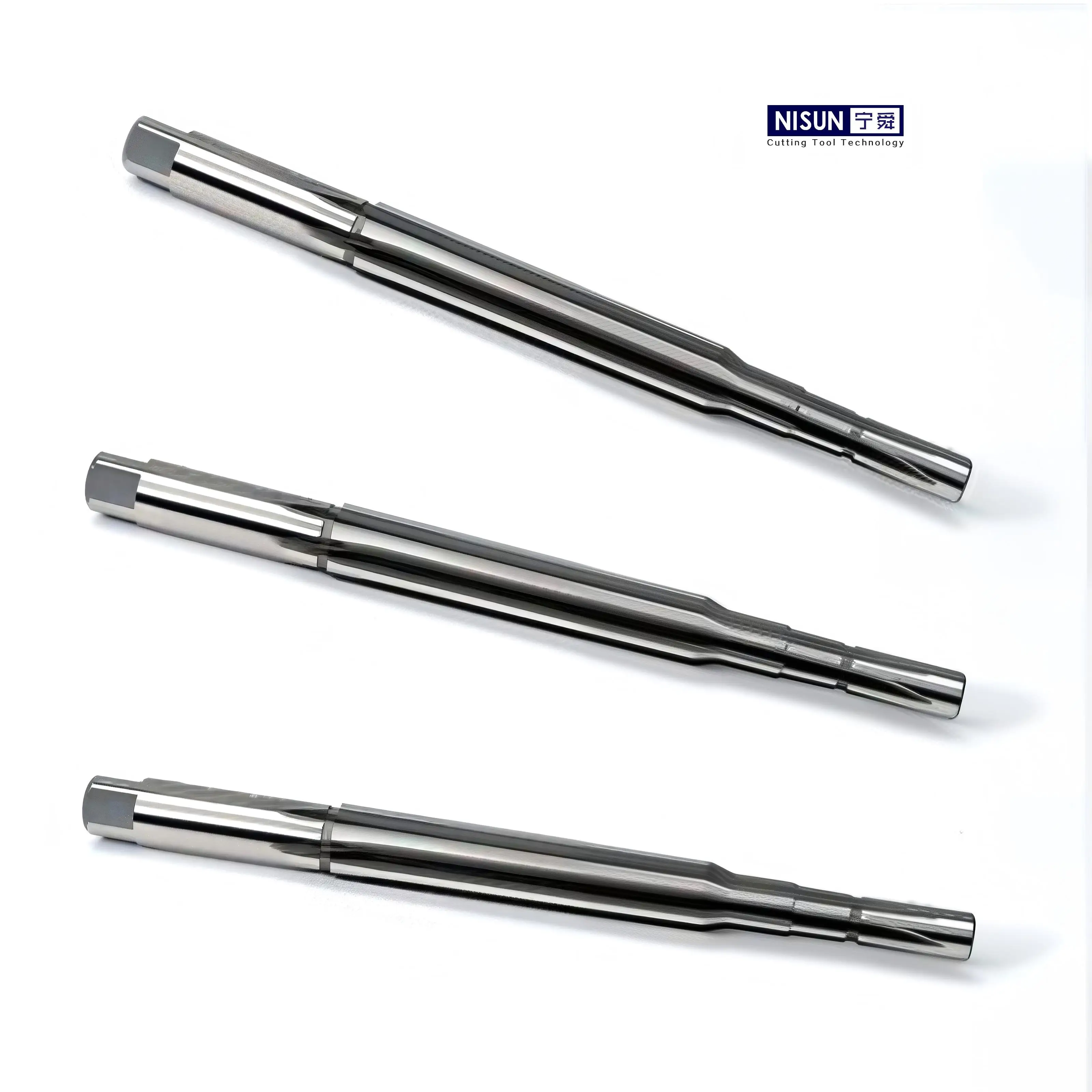 6mm ARC  Solid Carbide Tungsten M2 Hss M35 Alloy Finish Straight Shank Straight Groove Chamber Reamer with Pilots