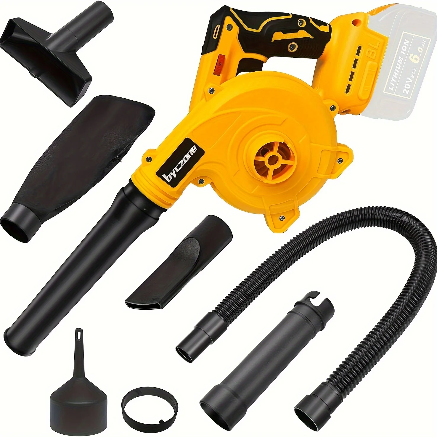 2 in 1 Cordless Air Blower & Vacuum Cleaner Electric Dust Computer Collector Leaf Duster Power Tools For Dewalt  20V Battery