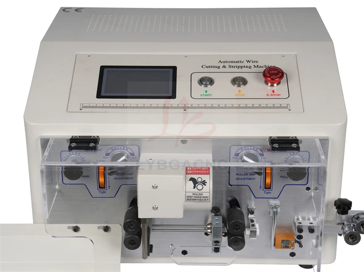 LY New SWT-608-SDBN SDBS 300W 4 Wheels Double Short Wire Peeling Cutting Automatic Strip Stripper Stripping Machine 0.1-6mm2