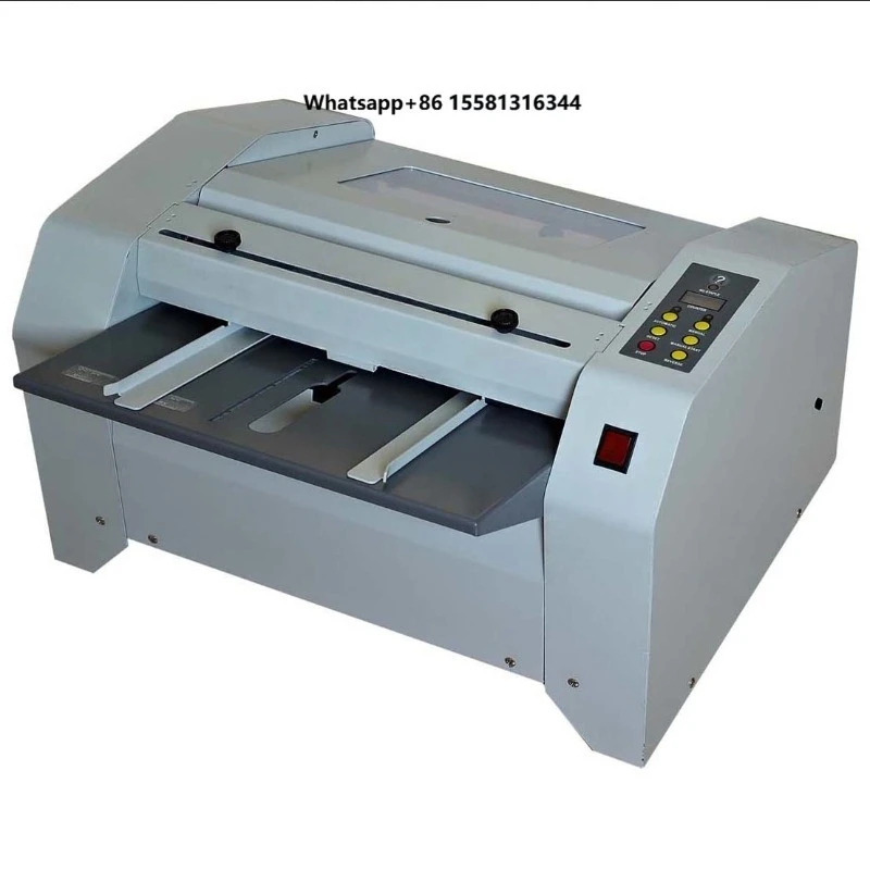 ZY2 semi-automatic A3 brochure making machine electric folding machine