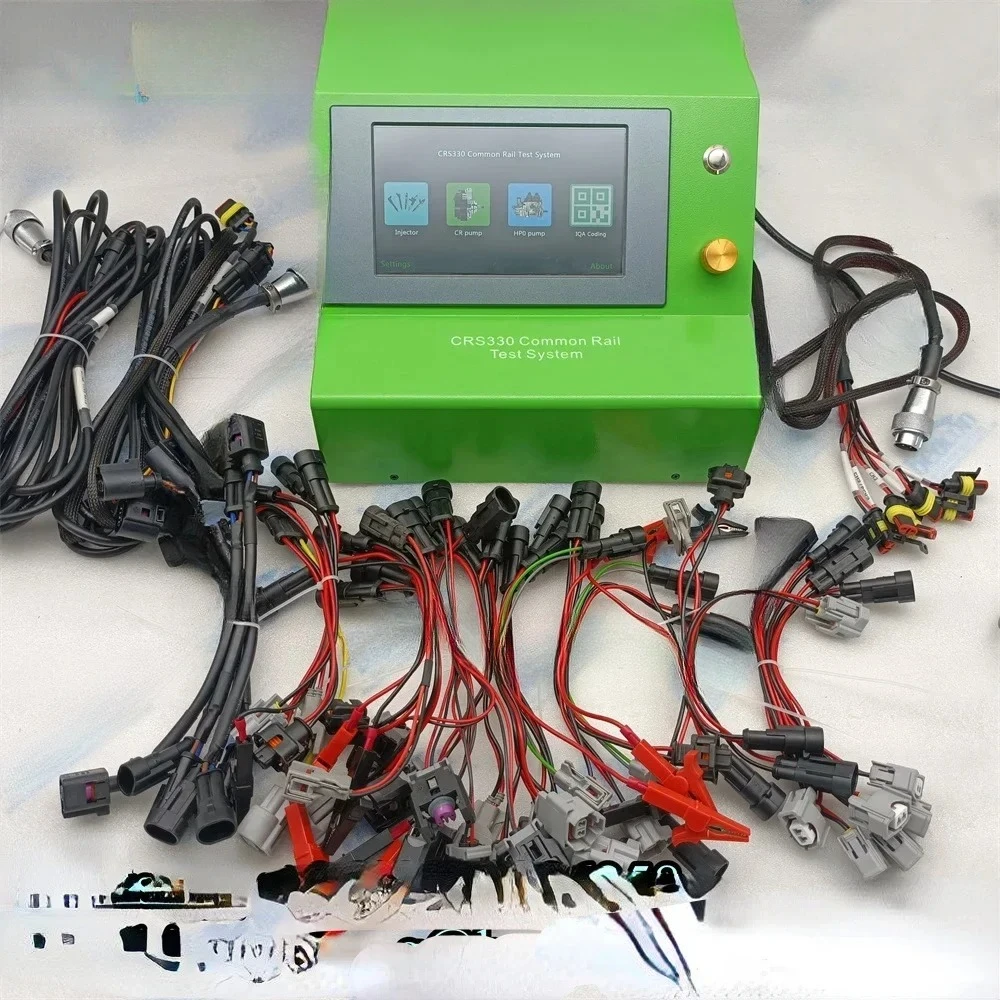 Picture 4: CRS330 Common Rail Injector Diesel Pump HP0 Pump QR Coding Test System Simulator Tester Testing 6 Injectors Same Time