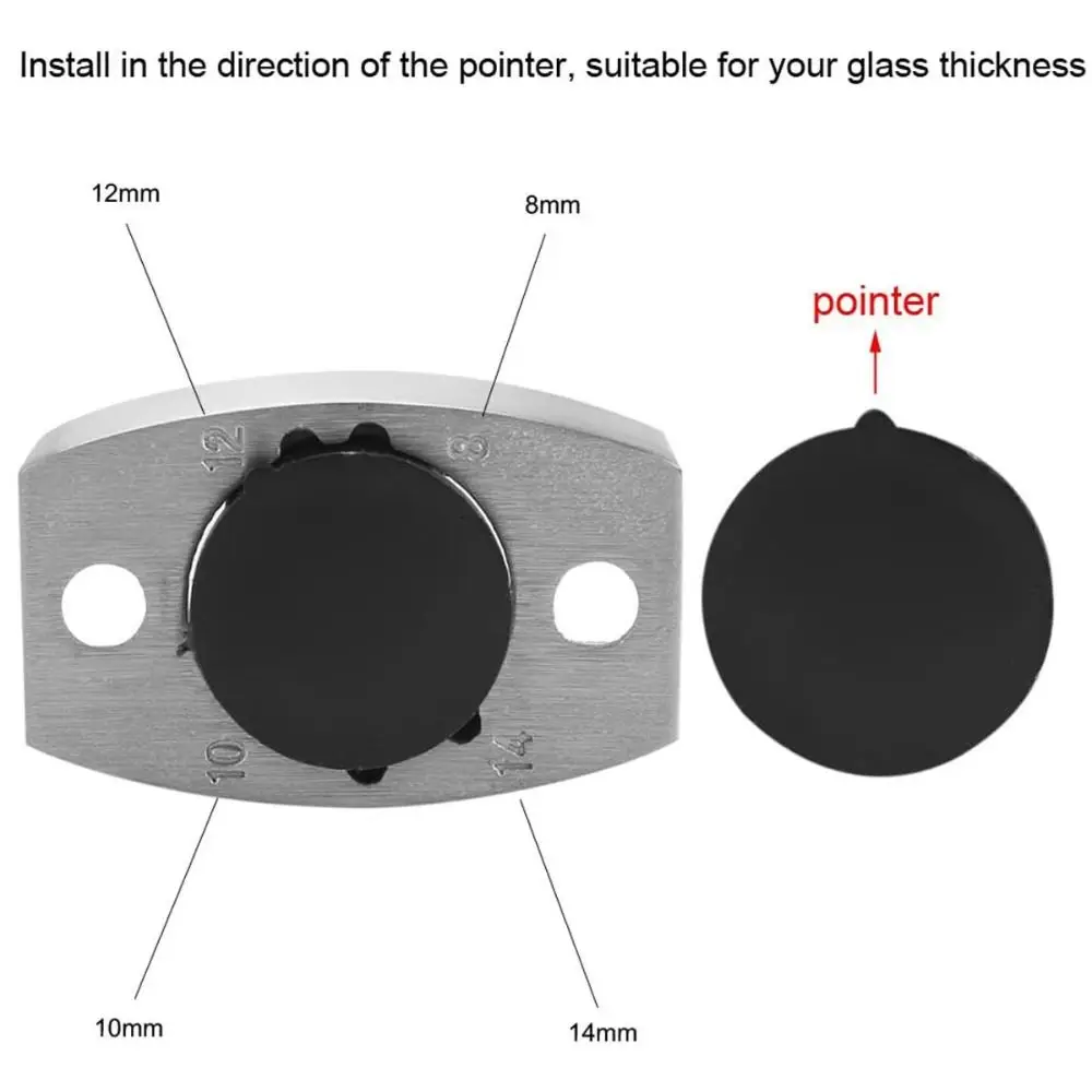 

Напольный нижний направляющий элемент из нержавеющей стали 304 для безрамных раздвижных дверей, сменная фурнитура, стальная конструкция
