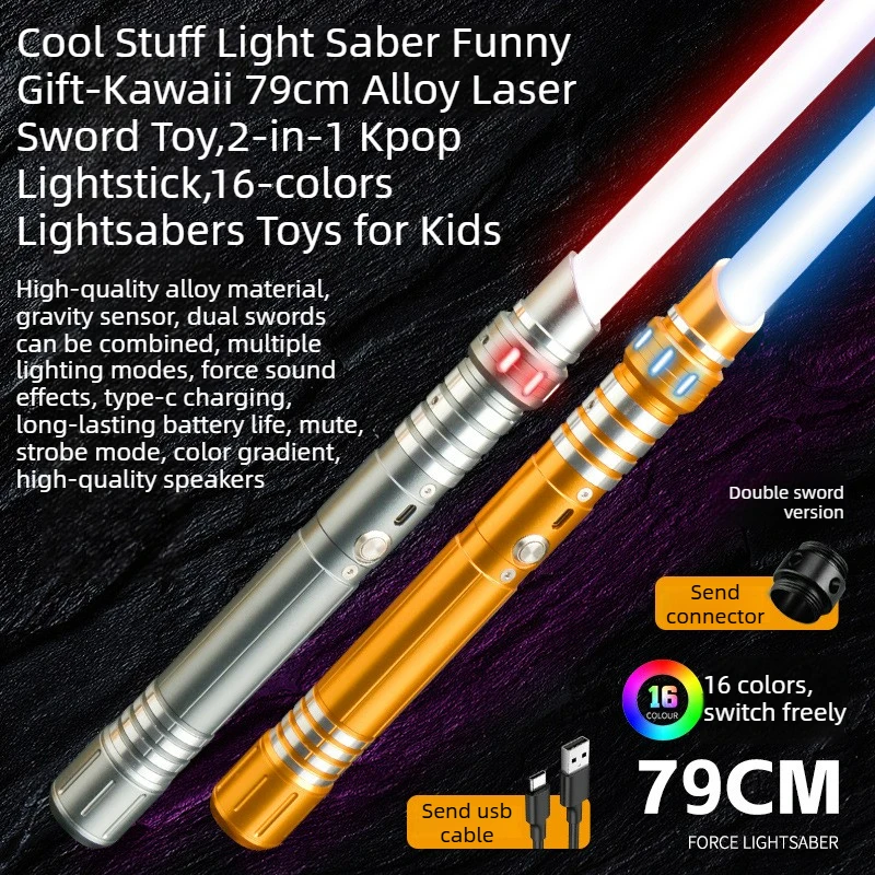sabre-laser-cool-cadeau-amusant-sabre-laser-en-alliage-kawaii-de-79-cm-baton-lumineux-kpop-2-en-1-jouets-sabres-laser-16-couleurs-pour-enfants