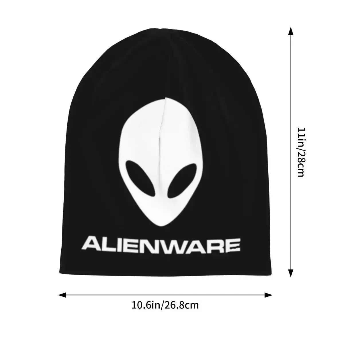 Alienware Dale Warm Knitted Cap Fashion Bonnet Hat Autumn Winter Outdoor Beanies Hats for Men Women Adult