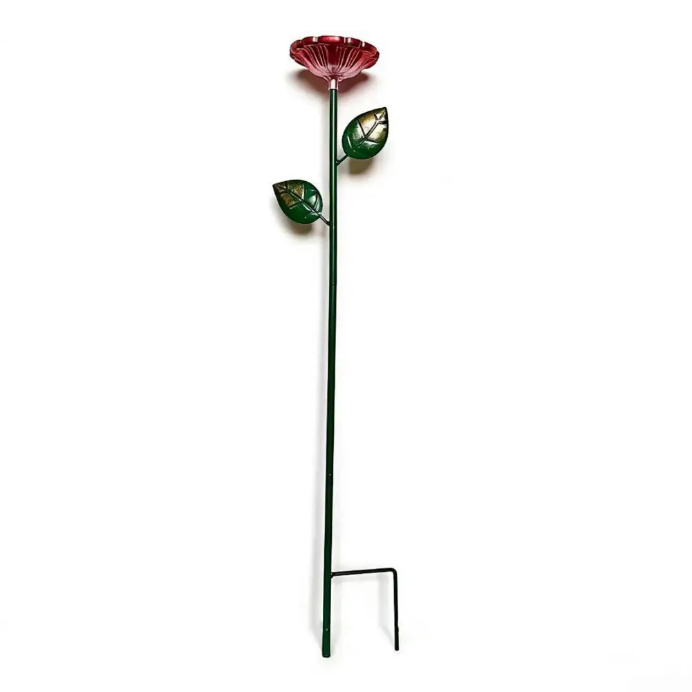 

4Pcs Bird Feeder Anti-Rust Outdoor Garden Feeder, Iron Flower-Shaped Tray Attracts Hummingbirds Butterflies Bees