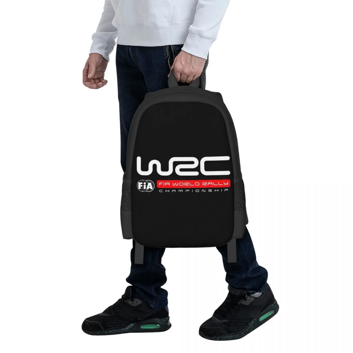 World Rally Championship WRC Student Backpack School Bag Hiking Travel Daypack for Boys Girls Fashion Bookbag Shoulder Bags