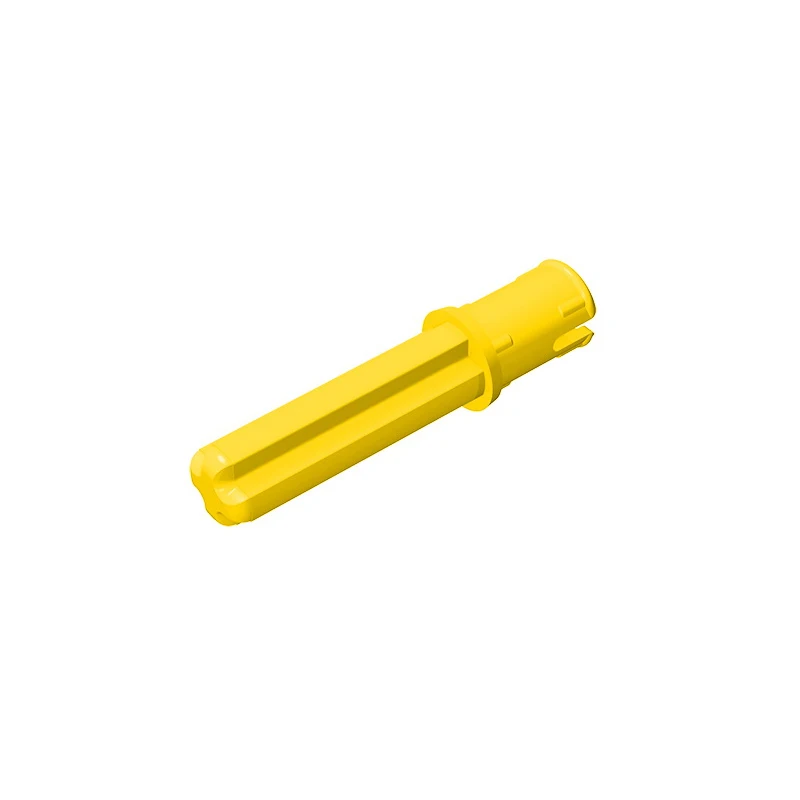 MOC PARTS GDS-930 Technical, Axle 2 with Pin 3L with Friction Ridges Lengthwise compatible with lego 18651 toys Assembles Blocks