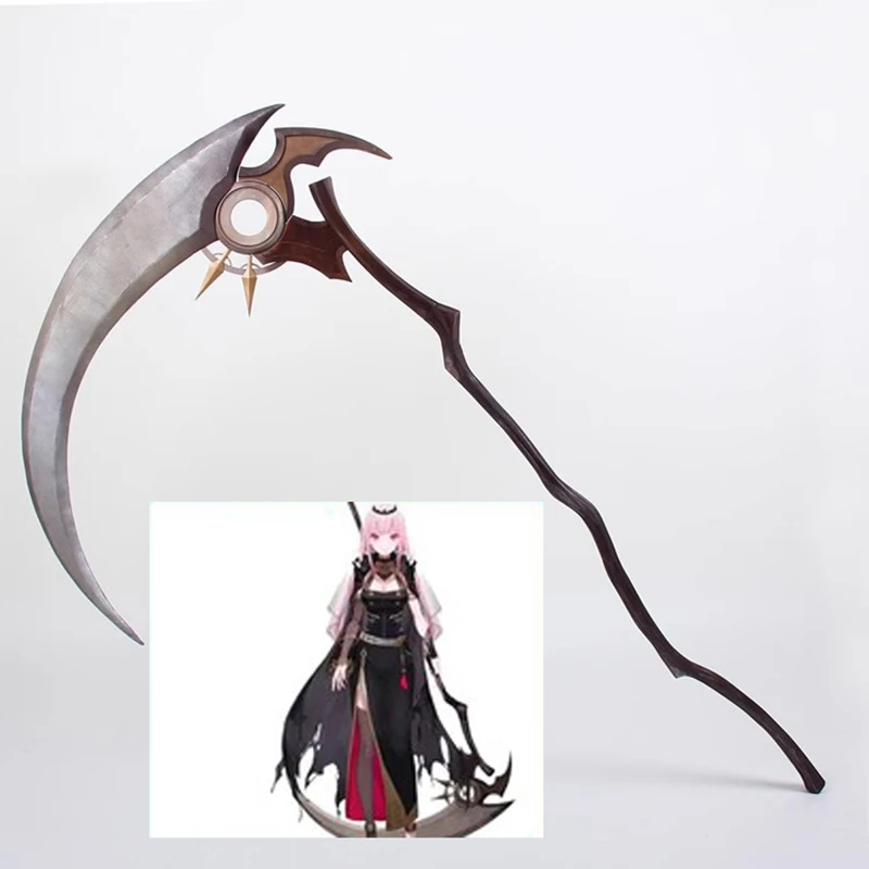 170CM Hololive Mori Calliope Sickle Cosplay Props Weapon Halloween Carnival Cosplay Party Props Accessories Game Fans Gift