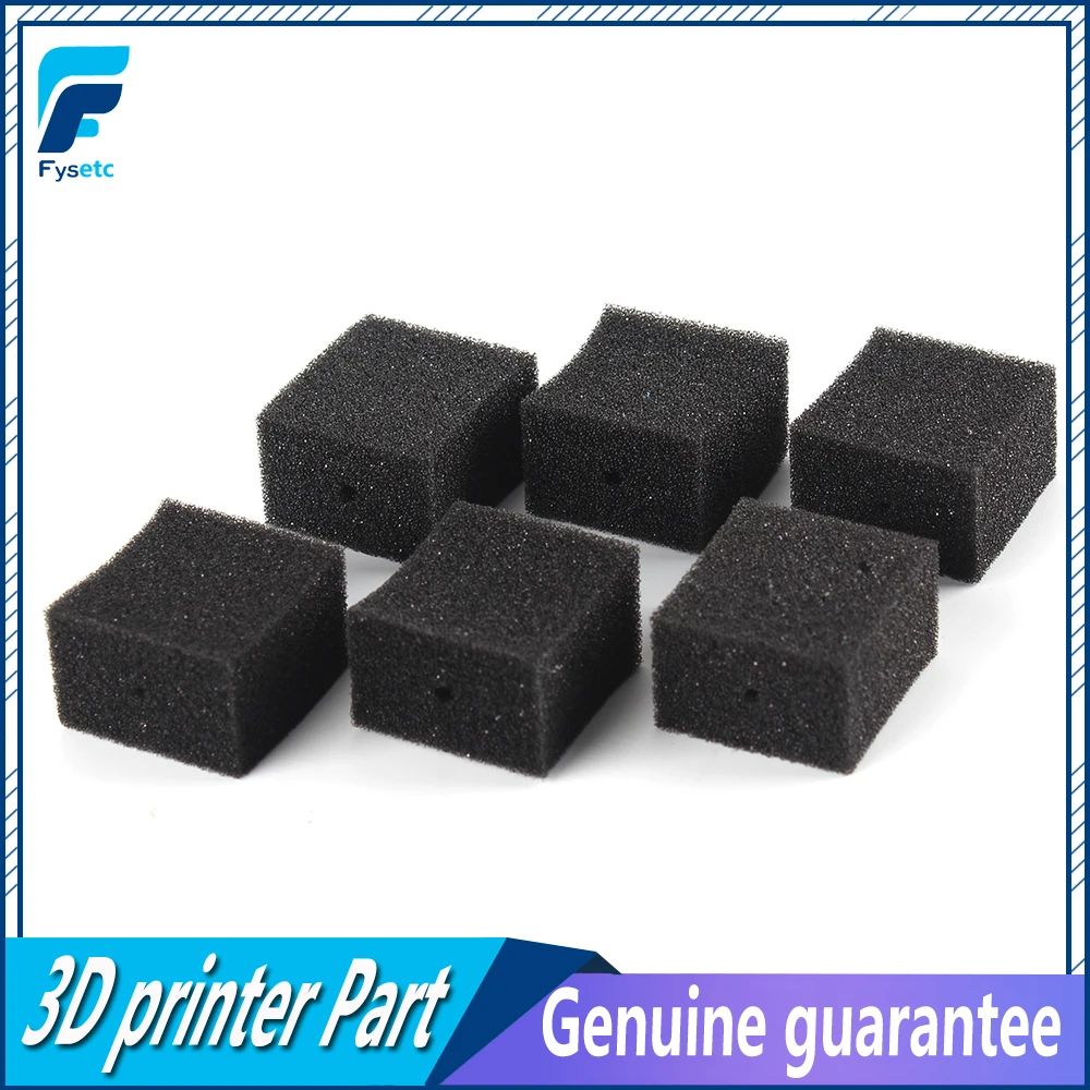 

ABS PLA PETG Filament Filters Cleaner Block Dust Removal Foam for V6 Nozzle CR10 Ender3 Anet A6 A8 PRUSA I3 3D Printer Part