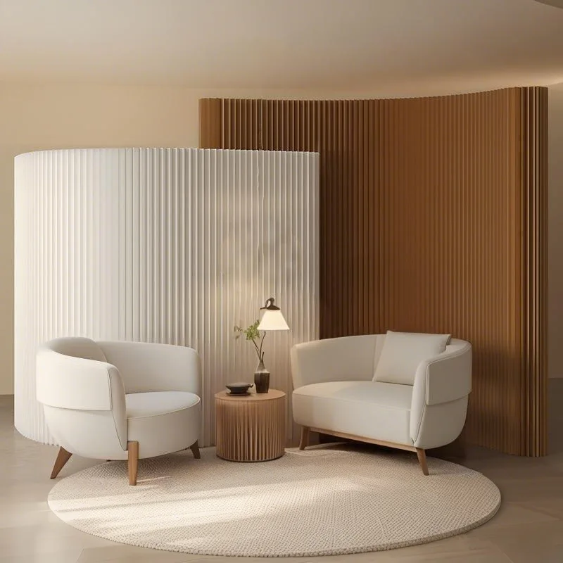 Organ paper screen partition hotel restaurant clothing store beauty salon background wall