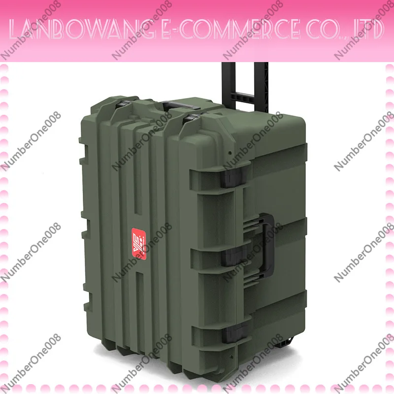 YF-6548 Rolling Hard Case with Trolley Shockproof Waterproof Protective Box for Drone Instrument