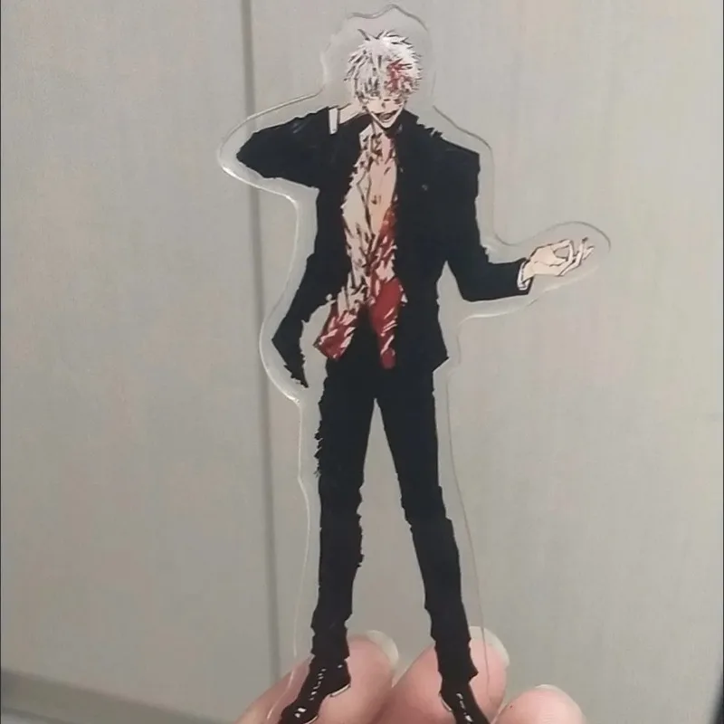 Jujutsu Kaisen Acrylic Stand Figure Satoru Gojo Geto Suguru Anime Peripheral Cute Delicate Dormitory Acrylic Desktop Ornament