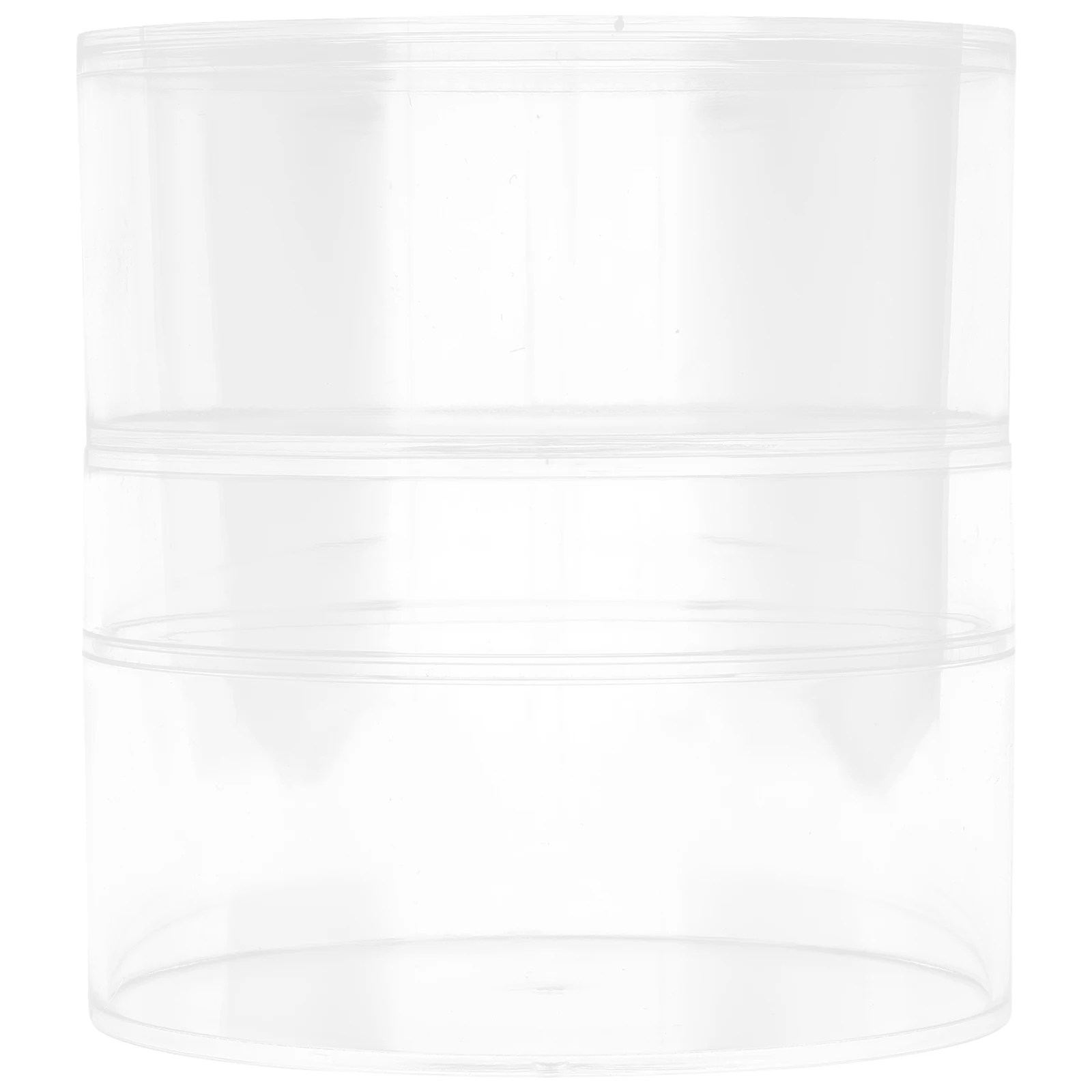 

2Pcs Wedding Favor Boxes Clear Plastic Storage Acrylic Lids Round Gift Box Hat Valentine Birthday Party Packaging