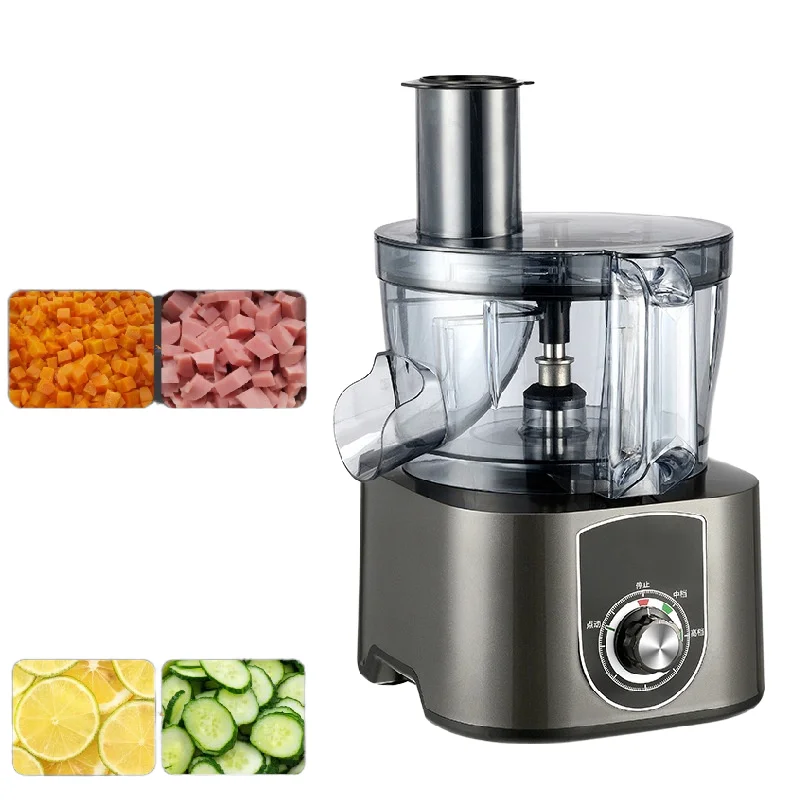 

HYR Commercial Electric Food Processor Vegetable Dicing Granular Cube Cutting Machine For Carrots Potatoes Fruit-friendly Motor