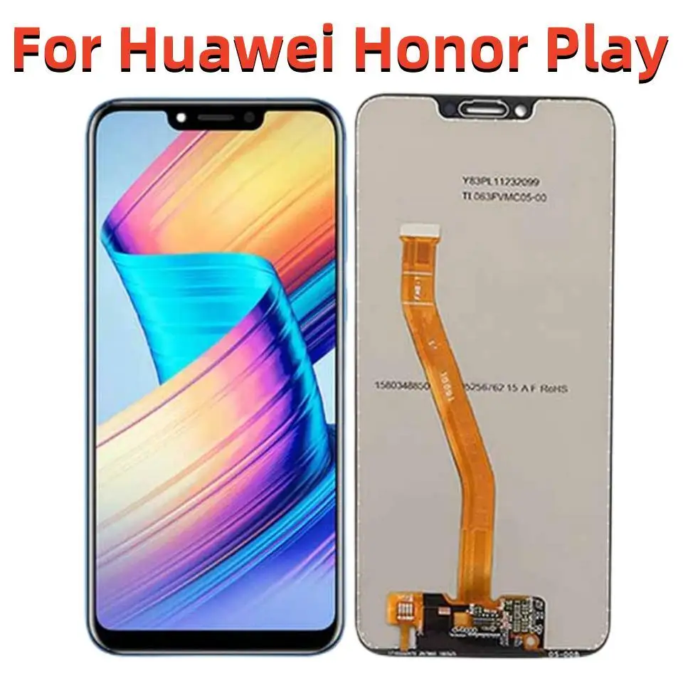 

6.3"Original 10 Touch For Huawei Honor Play LCD Display Screen Touch Panel Digitizer With Frame For honor play COR-L29 COR-AL00