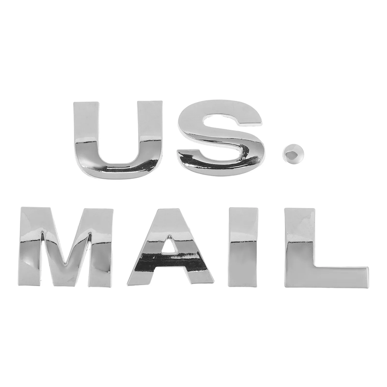 

1set Mailbox Logo Metal Letters Durable Alloy Self Adhesive Decorative Door Signs Mailbox Ornaments Letter Decor