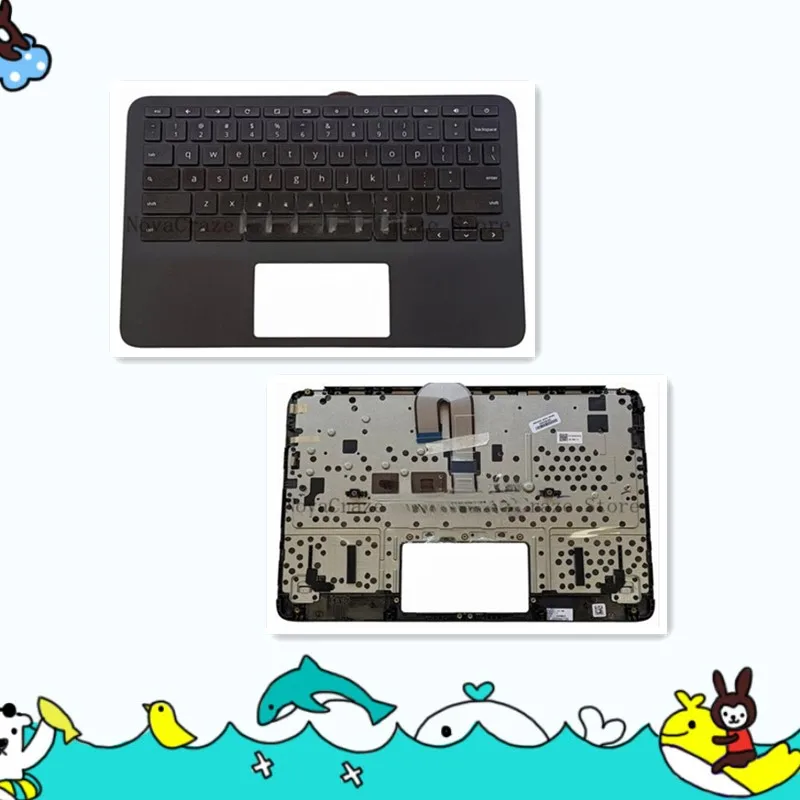 

Новинка для Chromebook 11MK G9 EE, упор для рук с клавиатурой США NO/TP M44258-001 11,6 дюйма