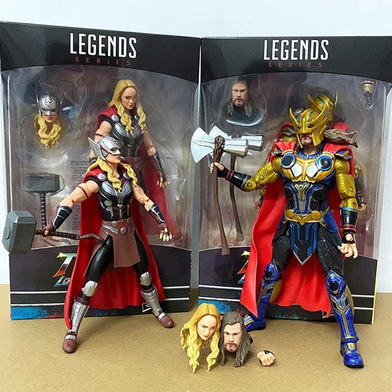 18 ซม.Legends Thor Love และ Thunder Lady Jane Foster ข้อต่อที่สามารถเคลื่อนย้ายได้ Action Figure เดสก์ท็อปชุดเครื่องประดับของขวัญ