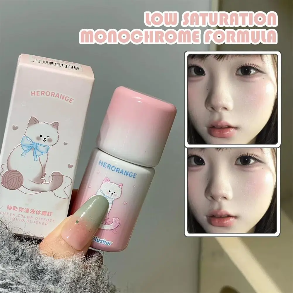 Fard liquido idratante bellezza a lunga durata espande contratta trucco guancia naturale opaco rosa acqua luce rossetto fard viso