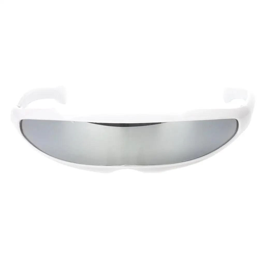 Mirrored Futuristic Sunglasses Party Funny Eyewear Glasses image 3