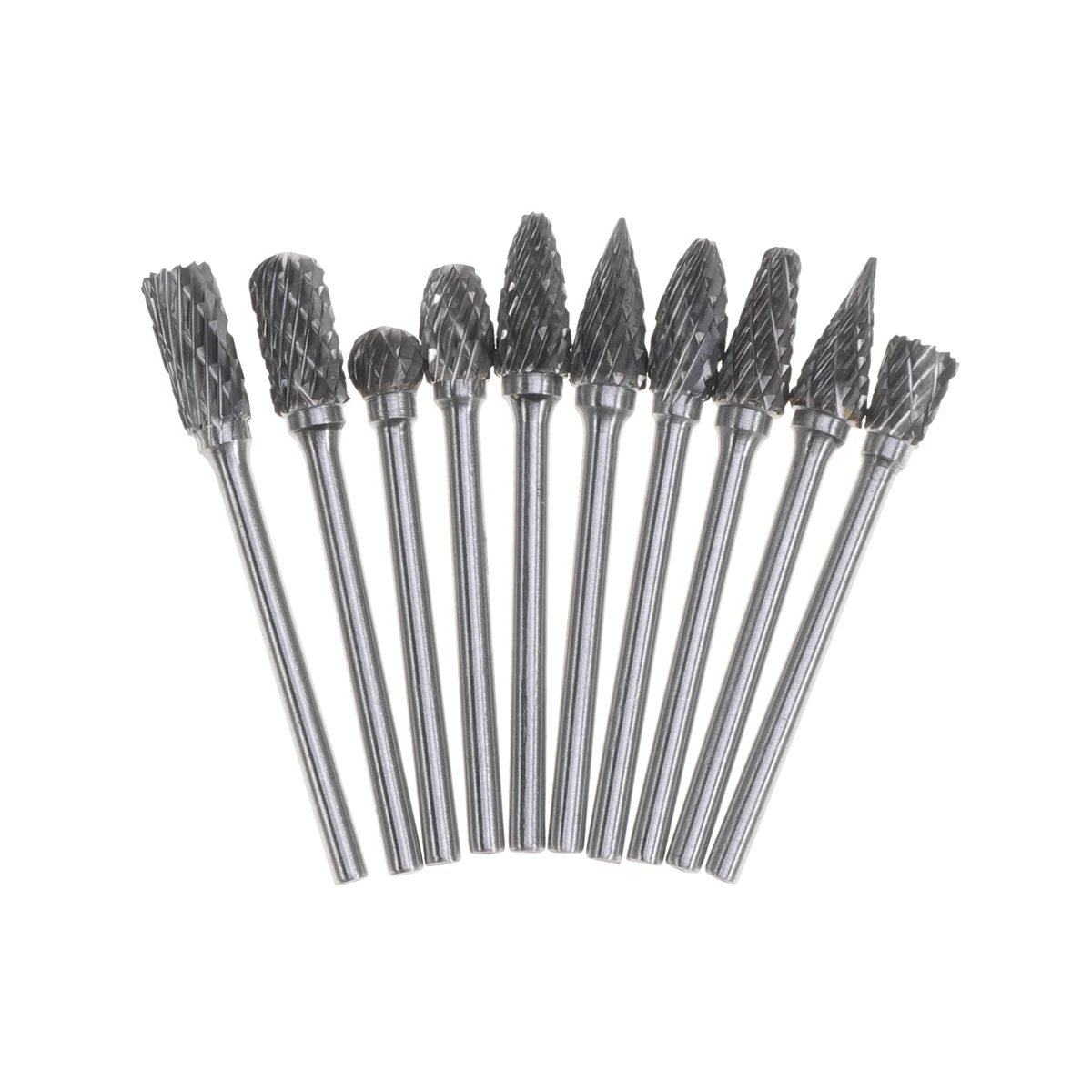 

Rotary File Drill Bit Set Tungsten Carbide Burrs Cutting Engraving Bits Deburring Polishing Tools Shaping Grooving Grinding