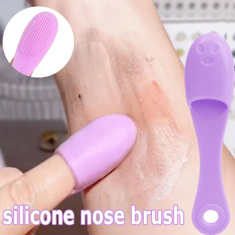 

Portable Silicone Nose Brushes Cleansing Massage Brush Pore Cleaner Deep Cleansing Face Nose Blackhead Remover Skin Care Tools