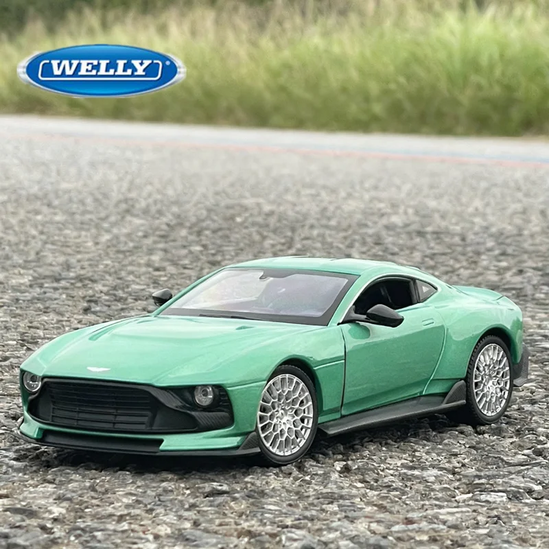 

WELLY 1:24 Aston Martin Valour, суперспортивная модель автомобиля из сплава, литая под давлением металлическая гоночная машина, модель автомобиля, высокая имитация, детская игрушка в подарок