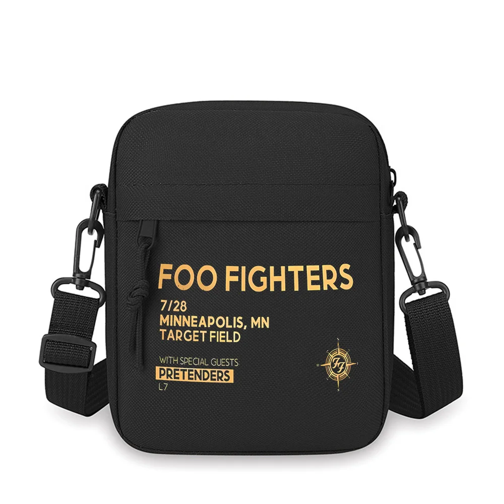 

Foo Fighters Concert,Venue,Guests Men Crossbody Bag Single Shoulder Women Cartoon Anime Film Printing Design Unisex