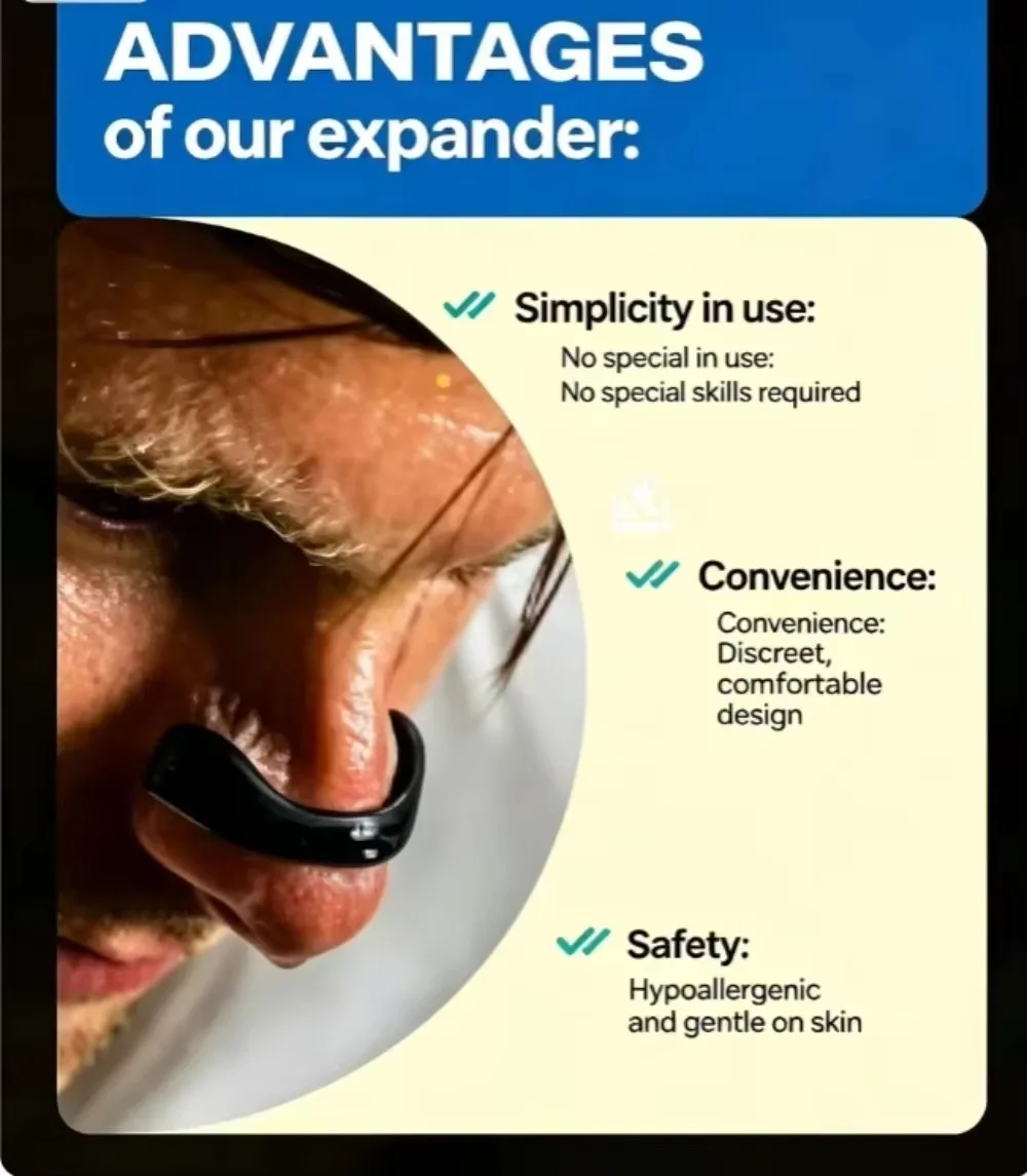Skin-Friendly Nose Adhesive Patches, Comfort Fit Nose Decor Stickers Starter Pack for Night Rest, Workout & Daily Wear