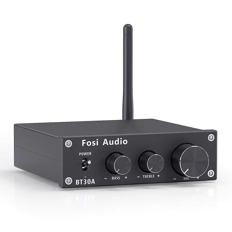 

FosiAudio BT30A Bluetooth Digital 2.1 Channel Stereo Audio Amplifier With High And Low Tone