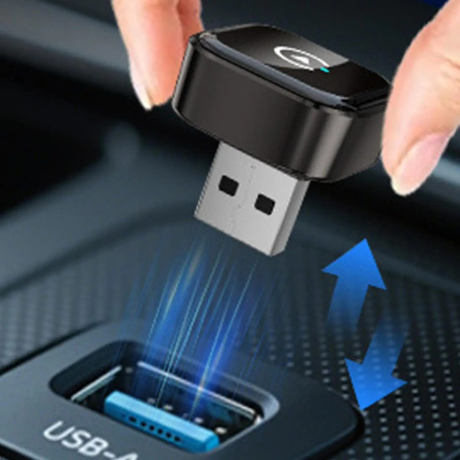2-in-1 Wireless Car&Play Adapter Universal Stable Fast Connection Converter For IPhone, Music Maps Calls In Car Driving