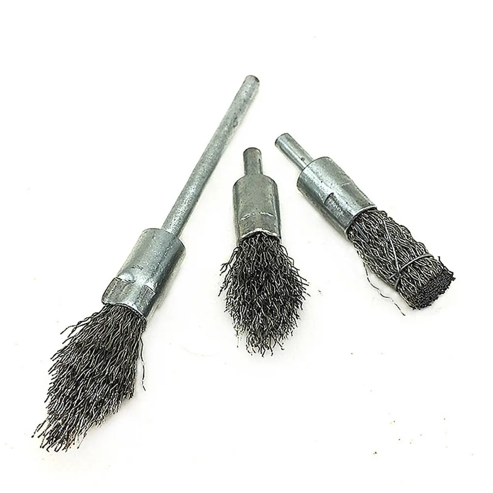 6Mm Shank Electric Grinder Brush Stainless Steel Wire Wheel For Metal Polishing Rust Removal Burrs Cleaning Angle Grinder view 6