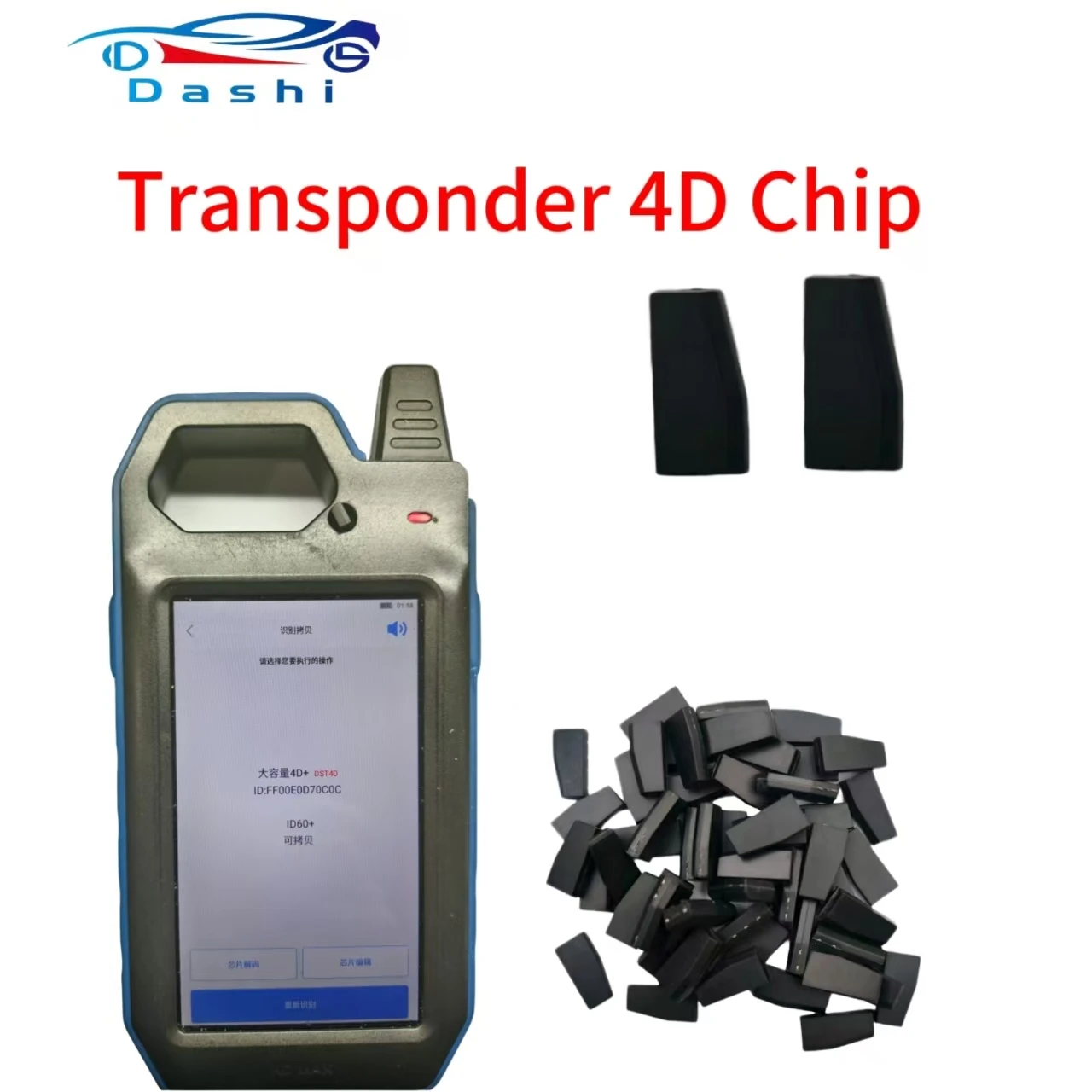 

5 10 15pieces 4D60 4D61 4D62 4D63 40Bit 4D6380Bit 4D65 4D67 4D68 4D69 4D6A 4D6B Quality Transponder Car Key Blank Chip