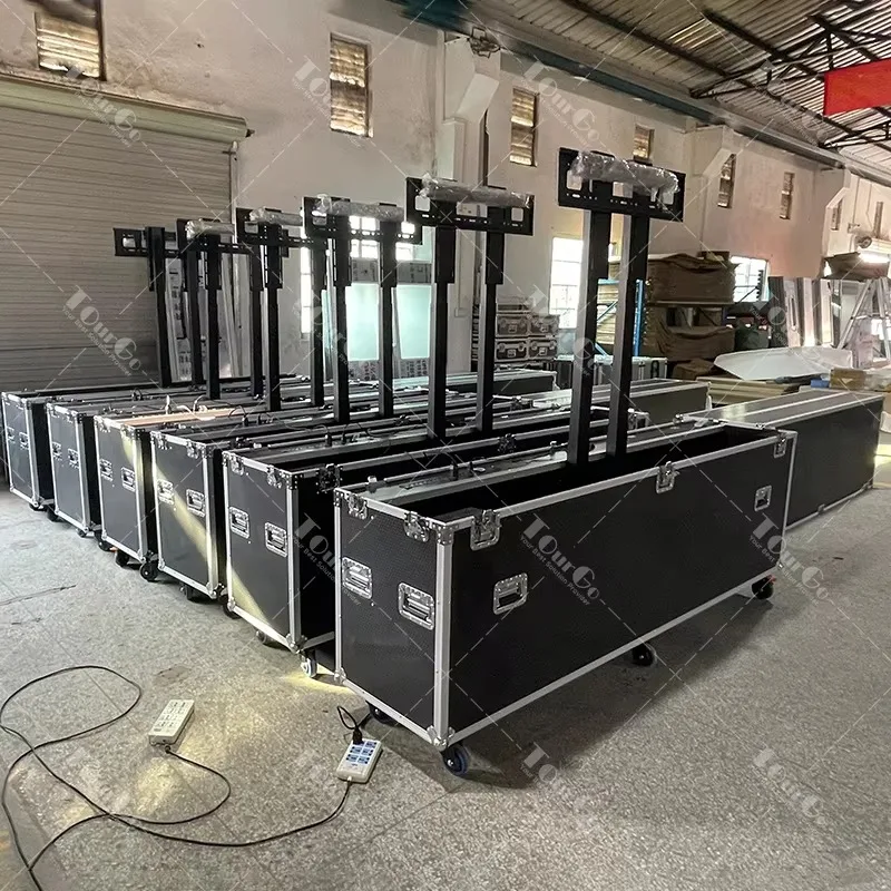 Motorised/Electric Power TV Lift Flight Case for 100'' Plasma/LCD/LED Screen