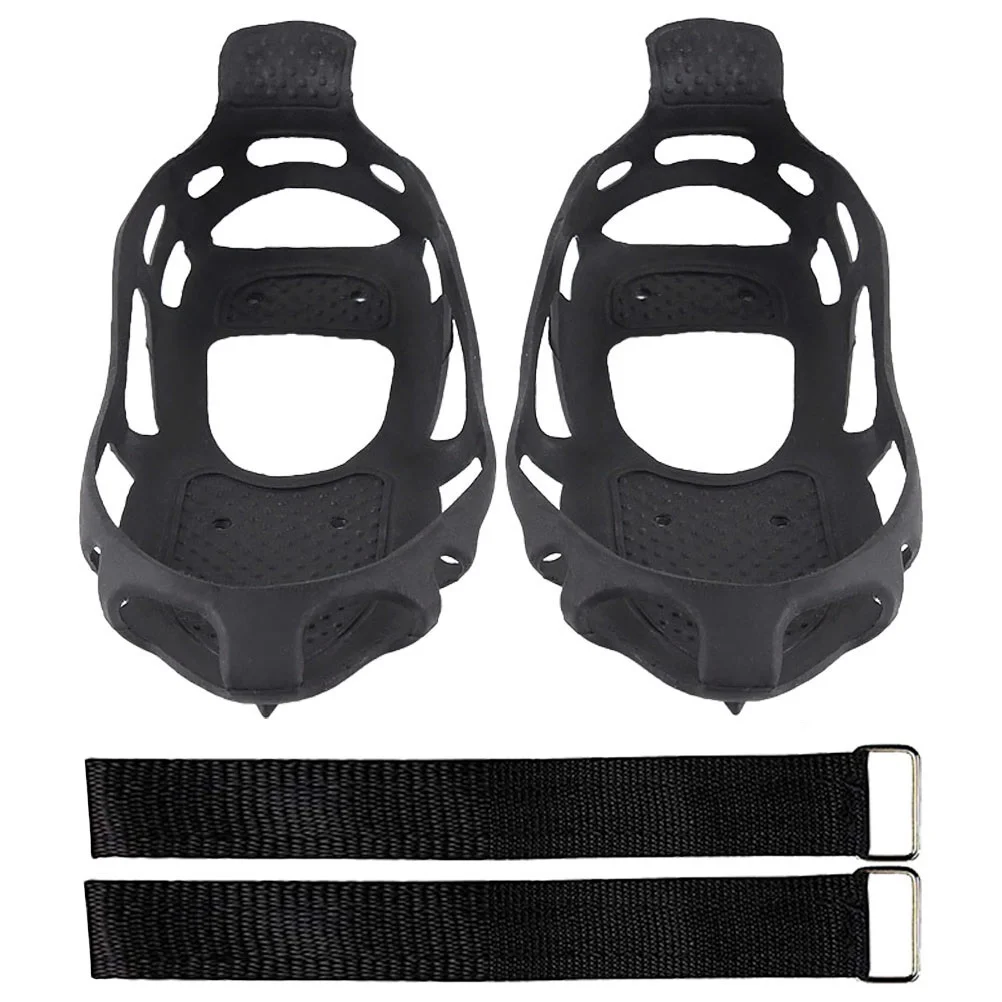 

24 Teeth Crampons Ice Grippers Anti-slip Shoe Accessory Covers Snow Shoes Professional Climbing Cleats for Boots